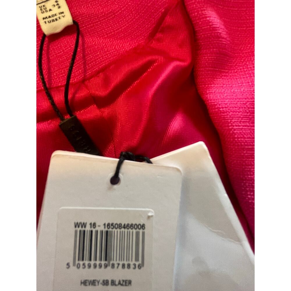 REISS Hewey Single Button Blazer NWT Size 2 - Picture 12 of 16